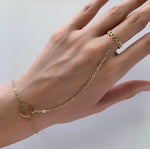 Starburst Gold Ring Bracelet